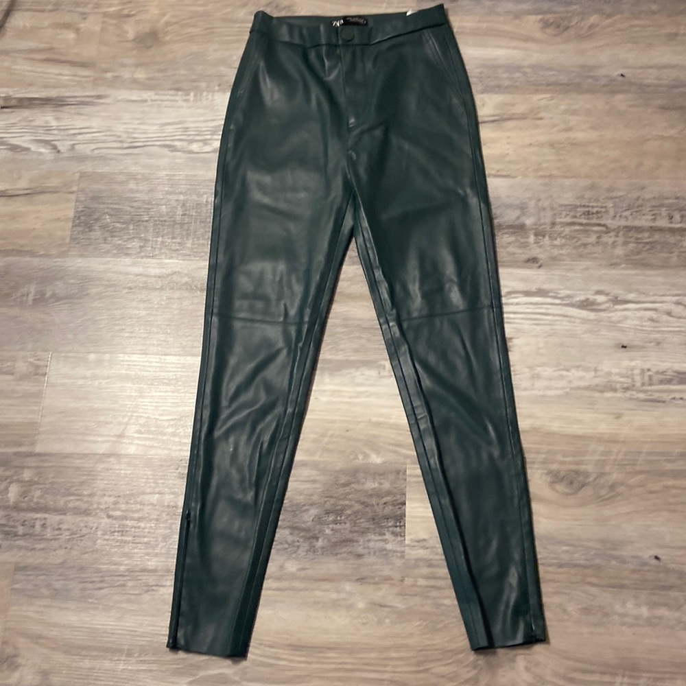ZARA Faux Leather Pants